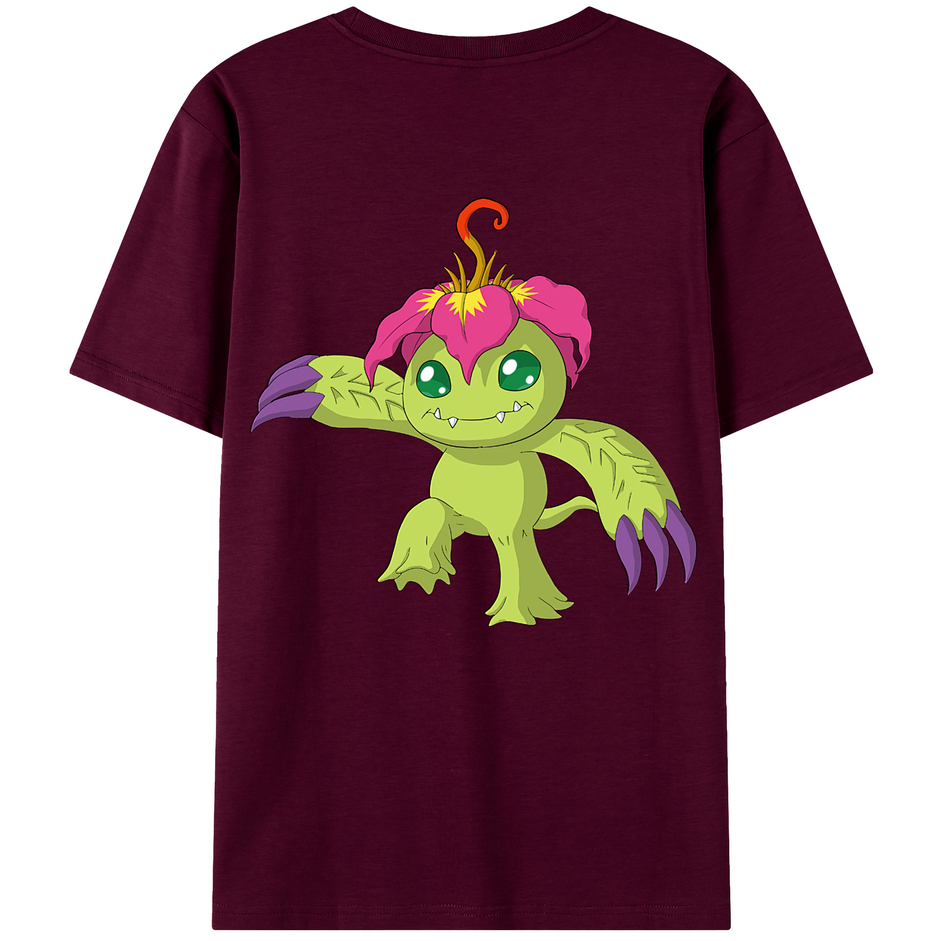 （画像用） Digimon デジタルモンスター/デジモン レディース半袖Tシャツ(バックプリント)
